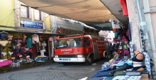 Ayvalıkta Korkutan Yangın