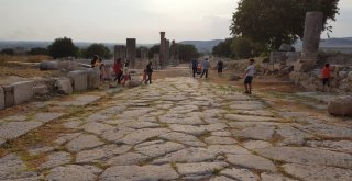 Osmaniyede Bulunan Kastabala Antik Kentinde Orman Yangını Çıktı
