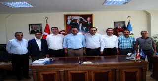 Vali Yardımcıları Ve Kaymakamlardan Başkan Bergeye Ziyaret