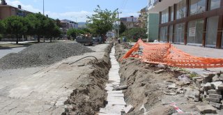 Tekkeköyde Enerji Nakil Hatları Yer Altına Alınıyor