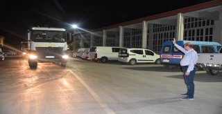 Başkan Pekyatırmacı, Gece Mesaisinde Çalışan Ekipleri Ziyaret Etti