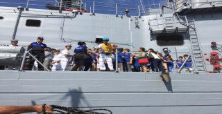 Antalya Polisinden Öğrencilere Fırkateyn Gezisi