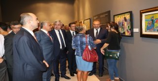 Tcmb Sanat Koleksiyonunda Yer Alan Eserler Malatyada Sergilendi