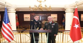 Abd Avrupa Kuvvetleri Komutanı Orgeneral Curtis M. Scaparrottı, Genelkurmay Başkanı Orgeneral Yaşar Güleri Ziyaret Etti.