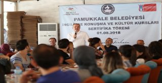 Pamukkalede Gençler İngilizce Konuşmayı Öğreniyor