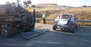 3 Aracın Çarpıştığı Kazada 5 Yaralı