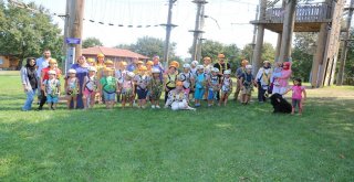 Kadın Kolları Macera Parkta