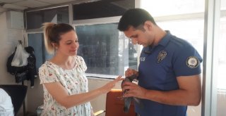 Polis Memurları Yaralı Güvercin İçin Seferber Oldu