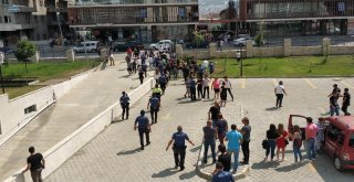Samsun Adliyesinde Duruşma Çıkışı Arbede