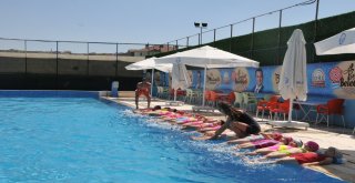 Bozüyükte Minikler Yüzme Öğreniyor