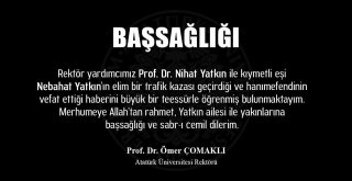 Rektör Çomaklıdan Taziye Mesajı