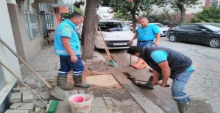 Baski, Erdekte Patlayan Su Hattını Onardı