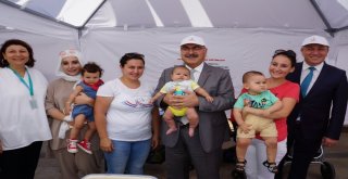 Aydında Halk Sağlığı Standına Yoğun İlgi