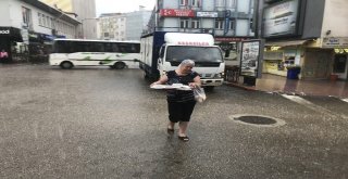Edirnede Sağanak Yağış