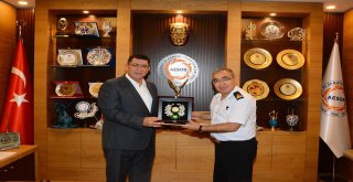 Tuğgeneral Cengiz Yıldızdan Aesoba Veda Ziyareti