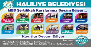 Haliliye Belediyesinde Kurs Kayıtları Devam Ediyor