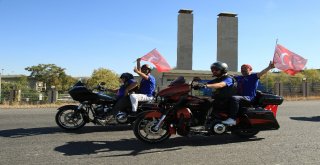 Ankarada Harleyli Gazi Sürüşü