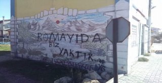 Bolvadinde Duvar Resimlerinin Karalanmasına Tepki