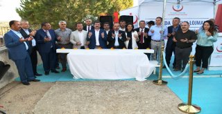 Turan, Bozcaadada Sağlık Lojmanları Temel Atma Törenine Katıldı