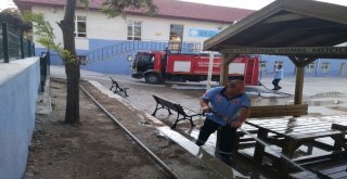 Balyada Okul Bahçeleri Pırıl Pırıl Oldu