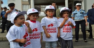 Orduda ‘Hatalı Sürücüye Kırmızı Düdük Uygulaması Başladı