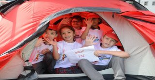 Minik İtfaiyeciler Yarıştı