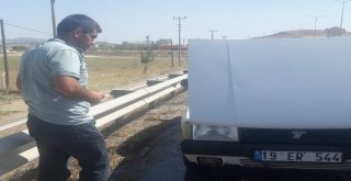 Hareket Halindeki Otomobil Alev Aldı