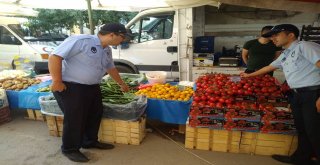 Sandıklı Belediyesi Zabıta Ekipleri Pazarlara Etiket Denetimi Yaptı