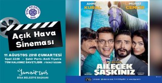 Biga Belediyesinin Açık Hava Sinema Günleri Sürüyor