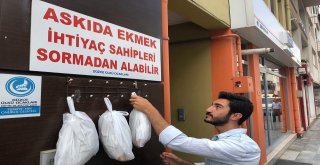 Düzce Ülkü Ocaklarından Askıdan Ekmek Uygulamasını Başlattı