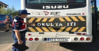 Yeşilyurtta Okul Servislerine Denetleme