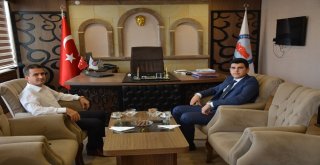 Kaymakam Maraşlı Kaymakam Erdoğanı Ziyaret Etti