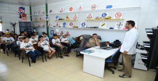 Yeşilyurt Çocuk Trafik Eğitim Parkı Mardinli Öğrencileri Ağırladı