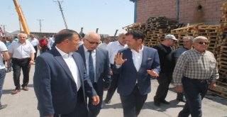 Milletvekili Altunyaldızdan Yangında Zarar Gören Sanayi Sitesine Ziyaret