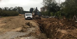 Düzcede Altyapı Çalışmaları Sürüyor