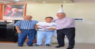 Başkan Yaman, İl Birincisi Can‘I Tebrik Etti