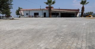 Derbent Düğün Salonu Bahçesi Parke Taşı İle Yenilendi