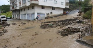 Trabzonda Aşırı Yağış Heyelana Neden Oldu