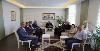 Kıyı Emniyeti Genel Müdürü Denizden, Vali Tavlıya  Ziyaret