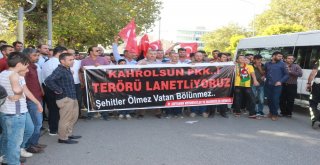 Adıyamanda Teröre Tepki Yürüyüşü