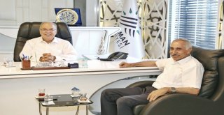 Milletvekili Taş Başkan Kutlu İle Bir Araya Geldi