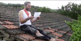 (Özel Haber) İşkencelerle Canından Bezen Damat Çatıya Çıktı