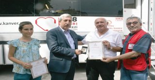 Sungurluda Kan Bağışçılarına Ödül