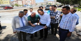 Başkan Çelik Asri Mezarlıkta İncelemelerde Bulundu