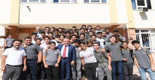 Başkan Böcek, Konyaaltı Lisesinde