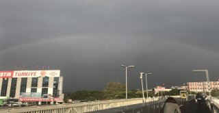 İstanbulda Gökkuşağı Sürprizi