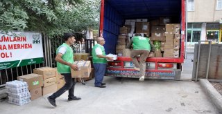 Diyarbakırdan Suriyeye 152 Koli Yardım Gönderildi