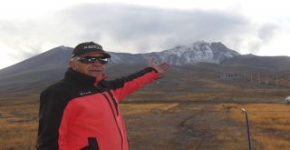 Erciyese Mevsimin İkinci Karı Yağdı