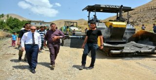 Hakkaride Yol Asfaltlama Çalışması