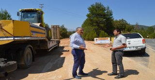 Akseki Cevizlide Asfalt Hazırlığı